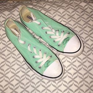 Mint Green Low-top Converse